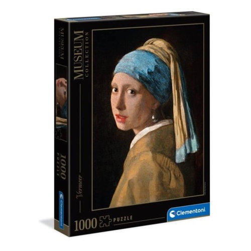 Clementoni 39614 Vermeer - Das Mädchen mit dem Perlenohrring 1000 Teile Puzzle Museum Collection