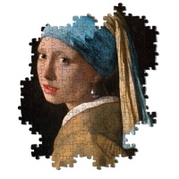 Clementoni 39614 Vermeer - Das M&auml;dchen mit dem Perlenohrring 1000 Teile Puzzle Museum Collection