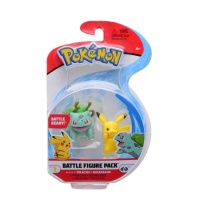 Pokemon Battle Figure Pack Pikachu + Bisasam