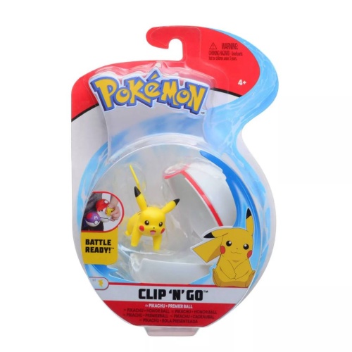 Pokemon Clip N Go Pikachu + Premierball