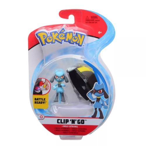 Pokemon Clip N Go Riolu + Hyperball