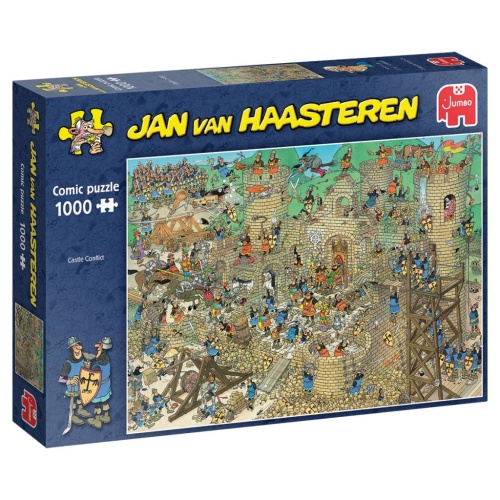 Jumbo 81914 Jan van Haasteren - Castle Conflict 1000 Teile Puzzle