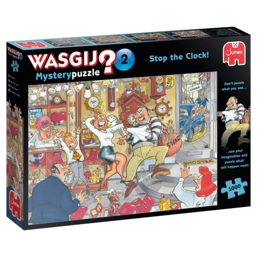 Jumbo 81933 WASGIJ Mystery 2: Stop the Clock 1000 Teile Puzzle