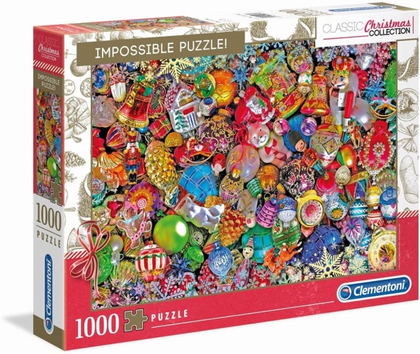 Clementoni 39585 Impossible Jolly Christmas 1000 Teile Puzzle