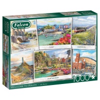 Jumbo 11341 Falcon - Welcome to Wales 1000 Teile Puzzle