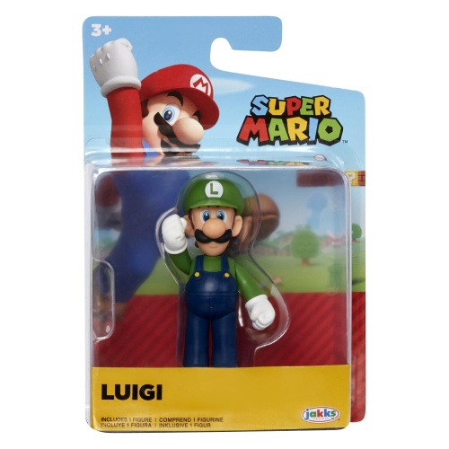 Super Mario Figur Luigi 6 cm Wave 30