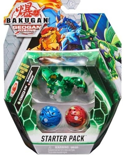 Spin Master BTB Bakugan Starter 3er Pack - Fenneca Ultra, Dragonoid, Sharktar