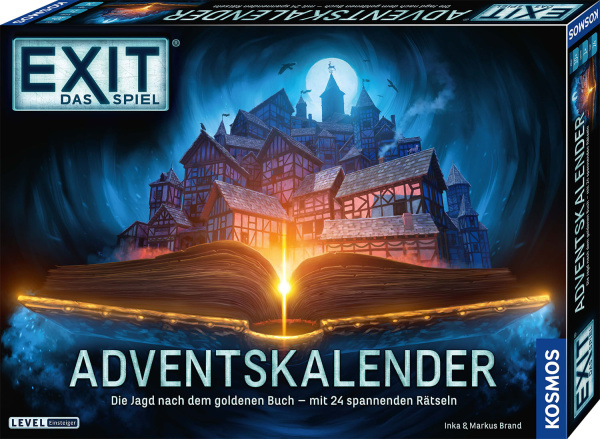 EXIT - Das Spiel: Adventskalender Die Jagd nach dem goldenen Buch