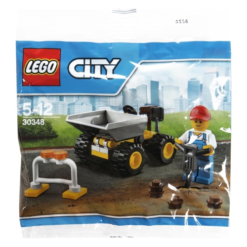 LEGO® 30348 CITY Kleiner Kipper Bauarbeiter mit Dumper Polybag