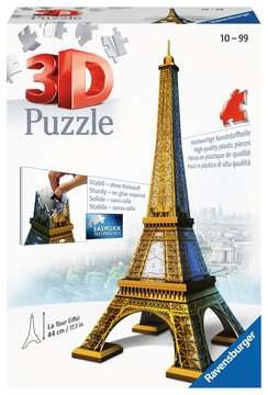 Ravensburger 12556 Eiffelturm 216 Teile 3D Puzzle