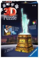 Ravensburger 12596 Freiheitsstatue bei Nacht 108 Teile 3D Puzzle