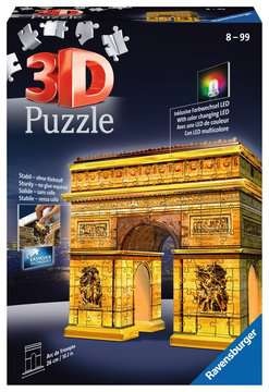 Ravensburger 12522 Triumphbogen bei Nacht 216 Teile 3D Puzzle
