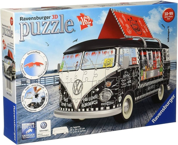 Ravensburger 12525 VW T1 Food Truck 162 Teile 3D Puzzle