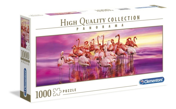 Clementoni 39427 Tanz der Flamingos 1000 Teile Puzzle High Quality Collection Panorama