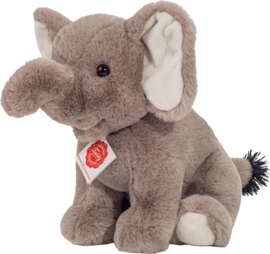 Teddy Hermann 90743 Elefant sitzend 25 cm