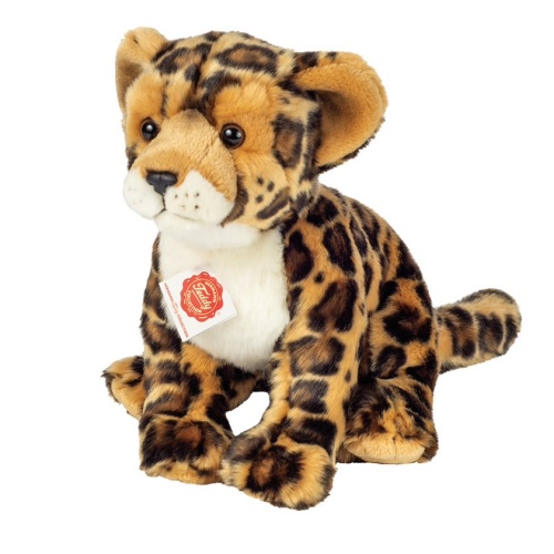 Teddy Hermann 90472 Leopard sitzend 27 cm