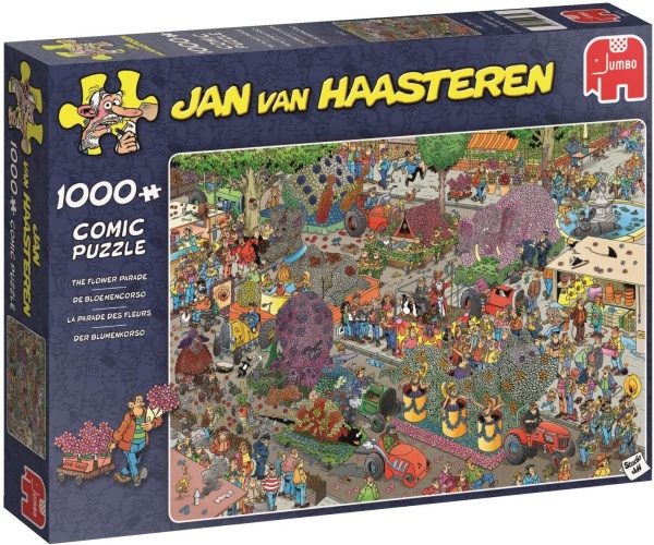 Jumbo 19071 Jan van Haasteren - Blumenparade 1000 Teile Puzzle