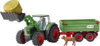 Schleich 42379 Farm World Traktor mit Anh&auml;nger
