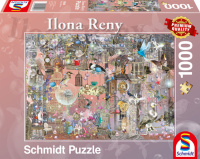 Schmidt 59946 Ilona Reny Sch&ouml;nheit in Ros&eacute; 1000 Teile Puzzle