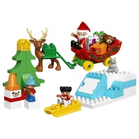 LEGO&reg; 10837 DUPLO&reg; Winterspa&szlig; mit dem Weihnachtsmann