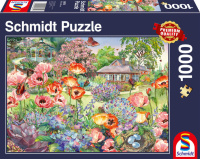 Schmidt Spiele 58975 Bl&uuml;hender Garten 1000 Teile Puzzle