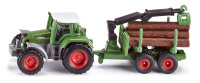 SIKU 1645 Traktor mit Forstanh&auml;nger