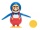 Jakks 40824 Super Mario Figur Pinguin-Mario mit Münze 10 cm Wave 26