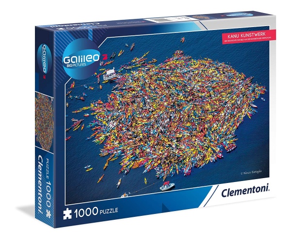 Clementoni 59088 Kanu Kunstwerk Galileo 1000 Teile Puzzle