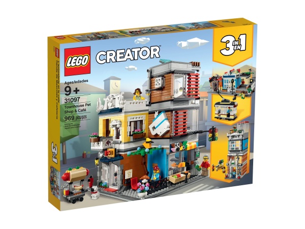 B-WARE LEGO® 31097 Creator Stadthaus mit Zoohandlung & Café