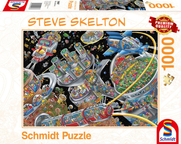 Schmidt 59967 Weltall-Kolonie 1000 Teile Puzzle