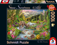 Schmidt 59964 Wildtiere am Waldesrand 1000 Teile Puzzle