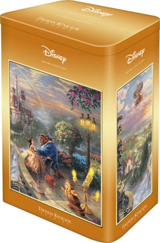 Schmidt 59926 Disney Beauty and the Beast Falling in Love 500 Teile Puzzle Metallschachtel