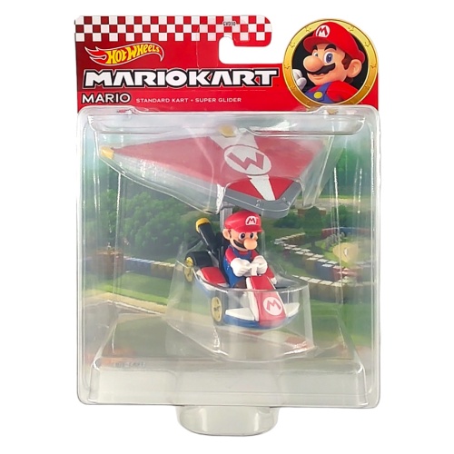 Hot Wheels GVD31 Mario Kart Mario Standartkart + Super Glider
