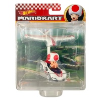 Hot Wheels GVD34 Mario Kart Toad P-Wing and Plane Glider