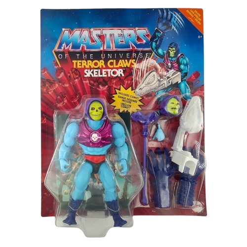 Mattel HDT23 Masters of the Universe Origins Deluxe Actionfigur (14 cm) Terror Skeletor