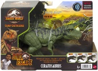 Mattel HCL92 Jurassic World Br&uuml;llattacke Ceratosaurus