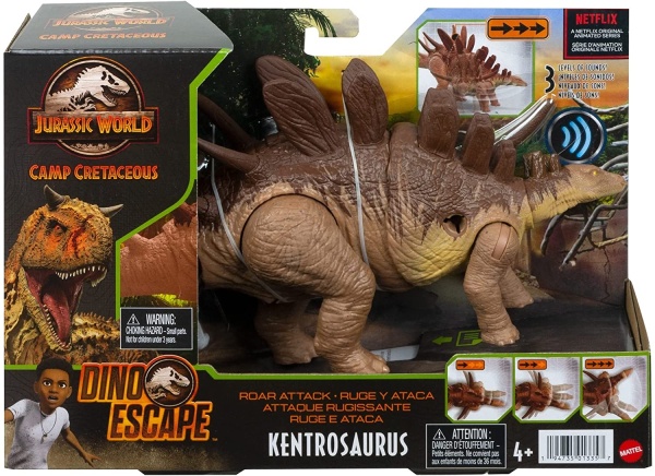 Mattel GWD06 Jurassic World Brüllattacke Kentrosaurus