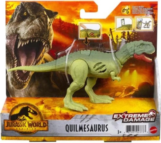 Mattel GWN13 Jurassic World Extreme Damage Feature Dino Quilmesaurus