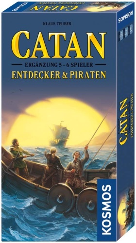KOSMOS 694111 Catan Entdecker & Piraten Ergänzung für 5-6 Spieler Brettspiel