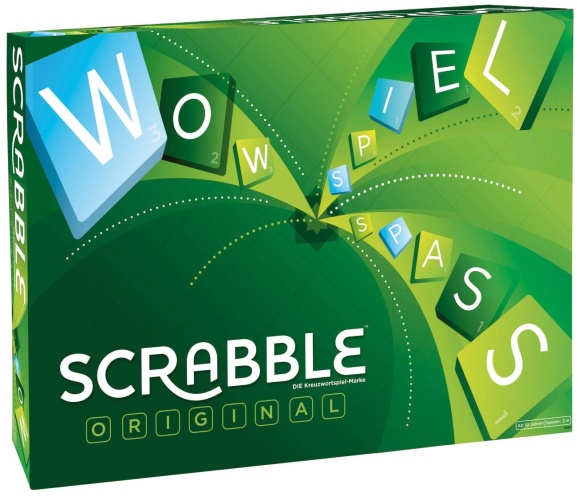 Mattel Y9598 Scrabble Original Kreuzwortspiel