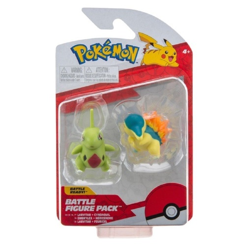 Pokémon Battle Figure Pack Larvitar + Feurigel