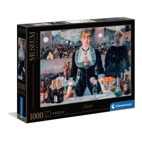 Clementoni 39661 Museum Collection Manet - Bar in den Folies Bergères 1000 Teile Puzzle