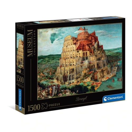 Clementoni 31691 Museum Collection Bruegel - Turmbau zu Babel 1500 Teile Puzzle