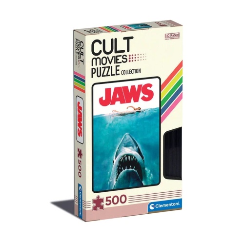 Clementoni 35111 Kultfilme Der weiße Hai 500 Teile Puzzle