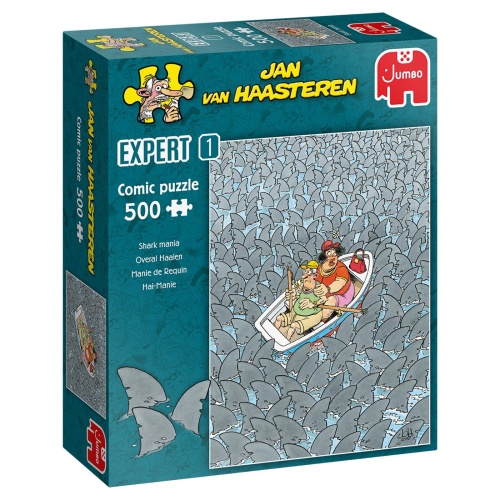 Jumbo 20089 Jan van Haasteren Expert 1 - Hai-Manie 500 Teile Puzzle