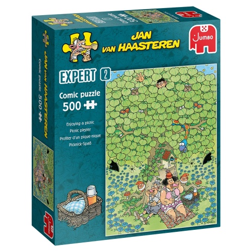 Jumbo 20090 Jan van Haasteren Expert 2 - Picknick-Spaß 500 Teile Puzzle