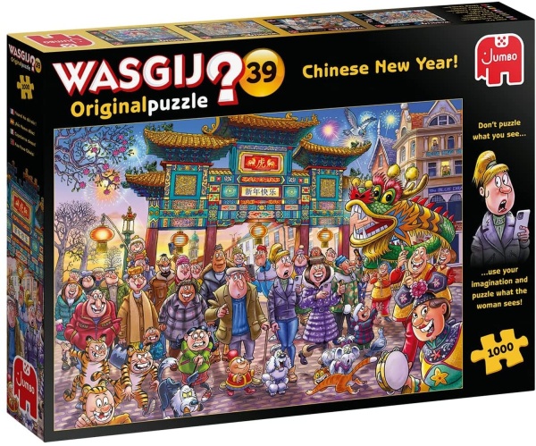 Jumbo 25011 Wasgij Original 39 Chinese New Year 1000 Teile Puzzle