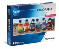 Clementoni 59092 Pinguins Pullis 1000 Teile Puzzle Panorama
