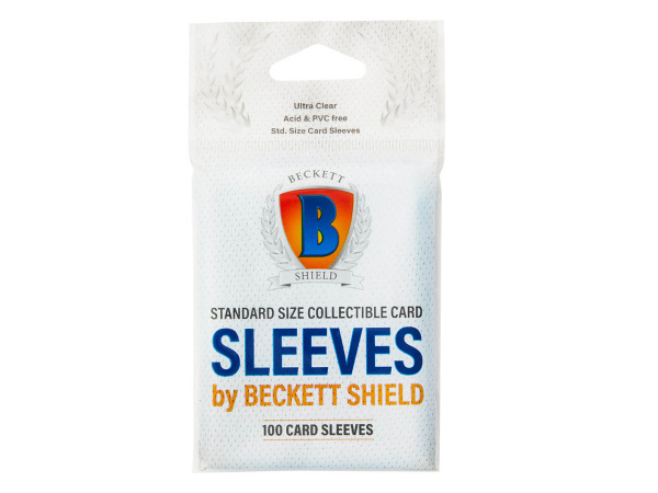 Beckett Shield 100 Card Sleeves - Kartenhüllen Standardgröße klar
