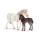 Schleich 42423 Farm World Pony Stute und Fohlen
